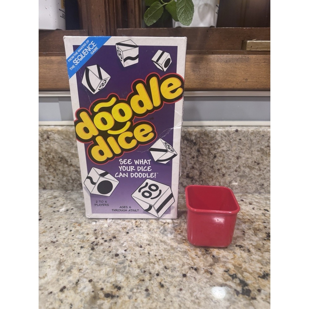 REPLACEMENT Cup - Doodle Dice -- Game Jax - Red‎ Cup ONLY